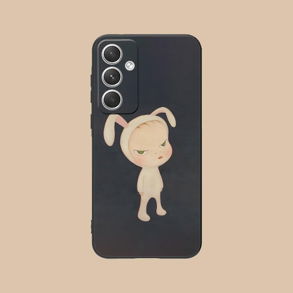 Anime Yoshitomo Nara Phone Case for Samsung Galaxy S26 S25 S24 S23 S22 S21 S20 Note20 Plus FE Ultra Colorful Cover Luxury Pretty