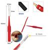 Testovací sonda z nerezové oceli Jehlový konektor pro 4mm banánovou zástrčku vlastní elektrický multimetr Příslušenství pro opravy automobilů