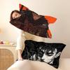 Classic Dark Anime B-Berserk Pillow Towel Made Of Polyester Non-slip Cartoon Style Breathable Washable Pillowcase For Home Use
