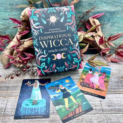 Inspirational Wicca Oracle 36 Pcs Cards A Path To Experience A Life Full of Magic and Spirituality 10.4*7.3cm