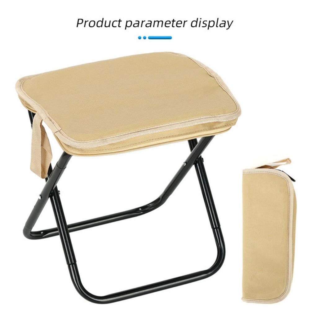 Multifunctional Outdoor Folding Stool Ultra Light Sponge Hiking Stool Seat  For Fishing and Camping