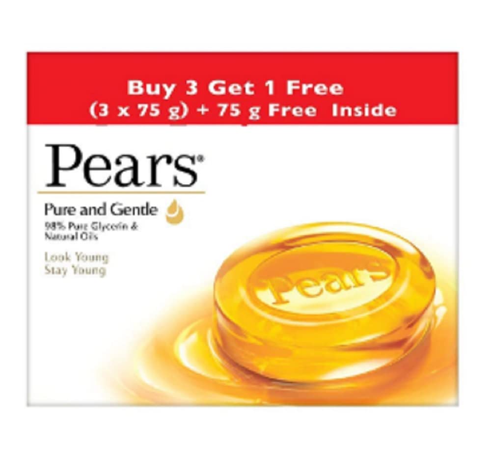

Pears Pack of 4 Pure & Gentle Bathing Bars