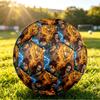 Demon Slayer Printed Size 5 Standard Football, Waterproof PU Training Soccer Ball for Outdoor Sports