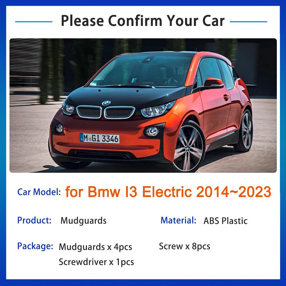 

Для Bmw I3 Electric 2014 2015 2016 2017 2018 2022 2023 Брызговики заднего колеса Брызговик автомобиля Стайлинг