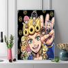 Chibi Jojo Characters 100% Round Full Drill 5D DIY Diamond Painting Embroidery Cross Stitch Rhinestone Decor