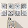 Self-adhesive PVC Patchwork Panel Tiles Set of 10 Wallpaper 20X20Cm Zm-06-030