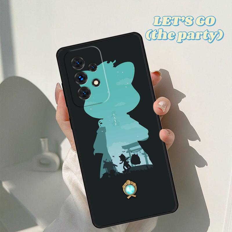 Genshin Impact phone case For Samsung Galaxy A42 A31 A40 A51 A71 A32 A80 A91 A52 A72 A73 A20e A21S A50 A70 A11 A12 Cover