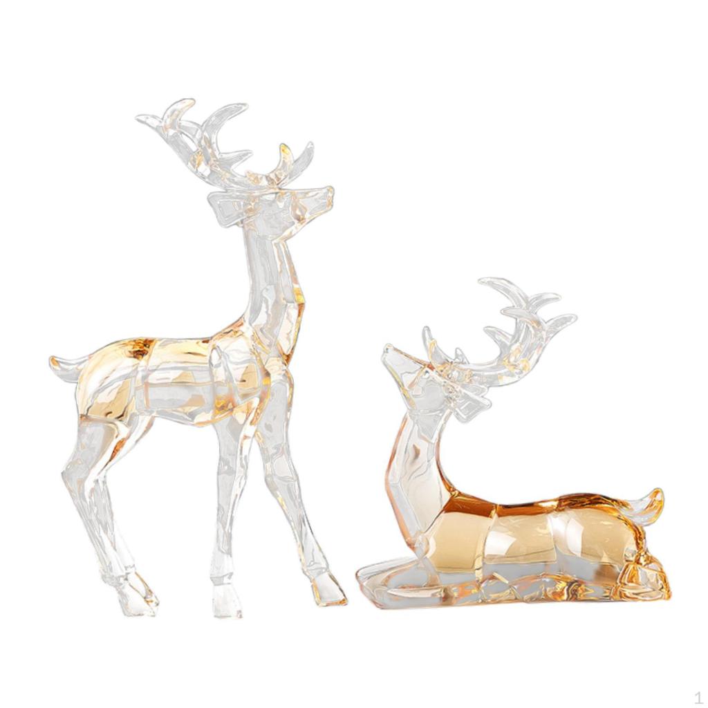 Acryl-Tierfigur Hirsch-Ornament für die Tischanzeige im Büro
