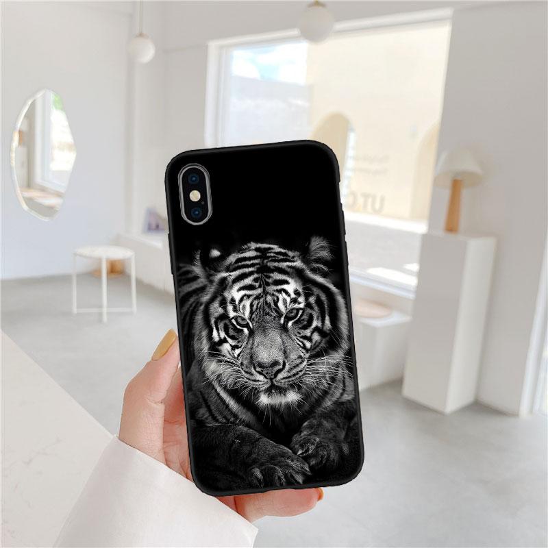 LO6 Dieren Tijger Zachte Shell Telefoonhoesje voor Samsung Galaxy S20 S21 S22 Ultra FE + Plus A21S A22 A24 A25 A26 A30 A30S A31