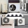 Air Conditioning Shock Pads 4Pcs Rubber AC Condenser Shock Absorbing Pads Damping Compressor Feet Anti Vibration Pad for Air