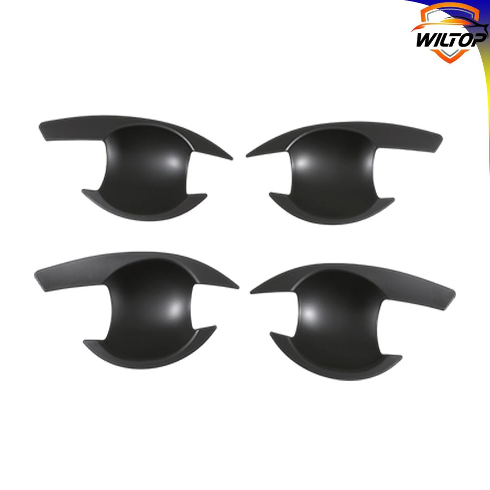 

Door Handle Inserts for MITSUBISHI Pajero Sport 2019-2025 Matte Black Protector Cover Montero Sport Car Exterior Accessories