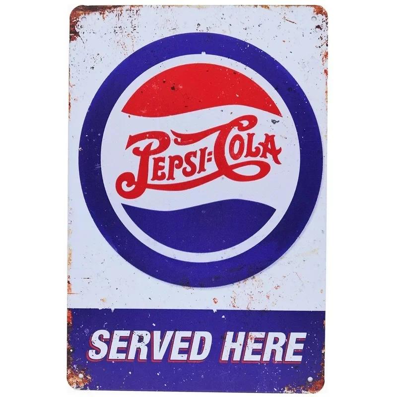 Vintage Metal Tin Signs Decor Retro Plaque Drinks Art Wall Posters for Kitchen Bar Pub Club Man Cave