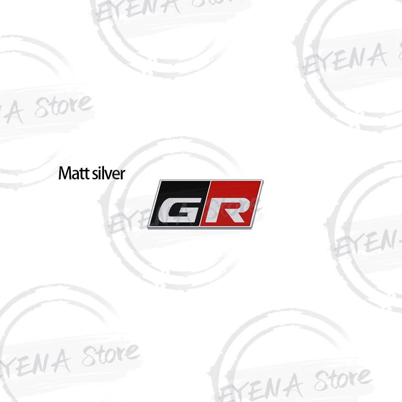

1pcs Car Metal Alloy GR SPORT Logo Steering Wheel Sticker Emblem For Toyota Yaris RAV4 Hilux Camry Prius Land Cruiser Corolla