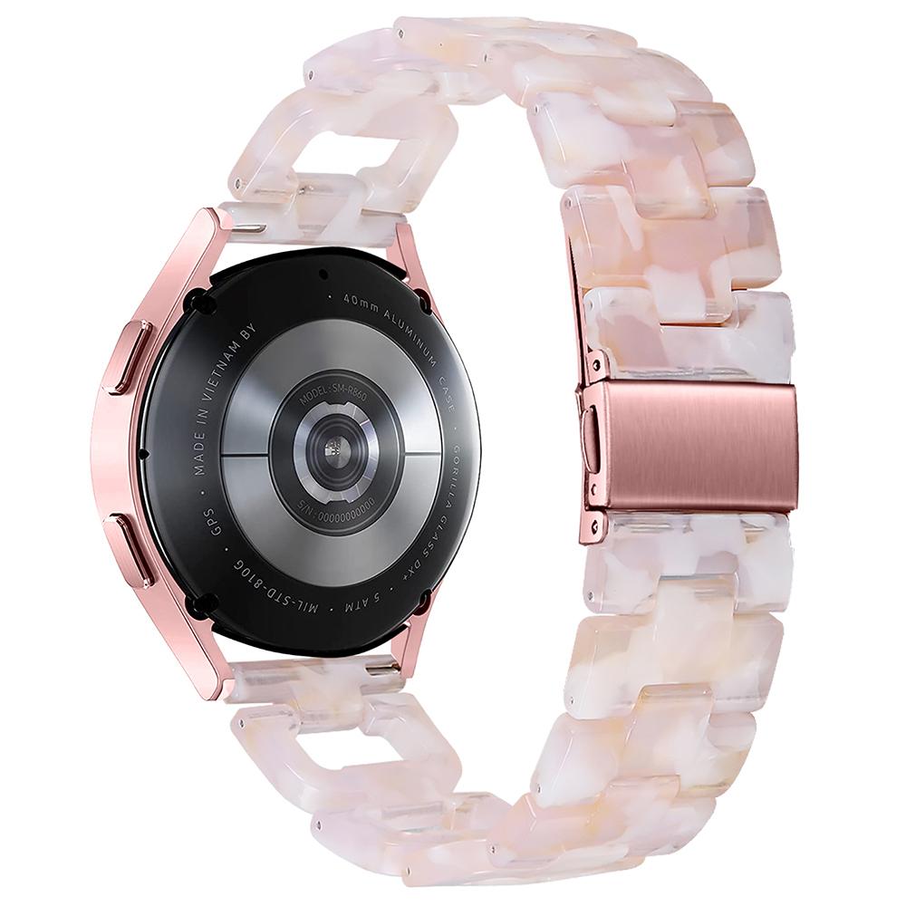 For Garmin Forerunner 245/245 Music Fashion D-Shape Resin Strap Bracelet Watchband
