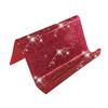 Acrylic Business Card Holder for Desk Sequin Glitter Desktop Name Card Organizer Stand for Home Office