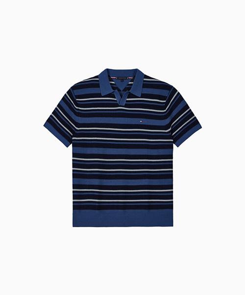 TOMMY HILFIGER Paper Touch Striped Polo Shirt