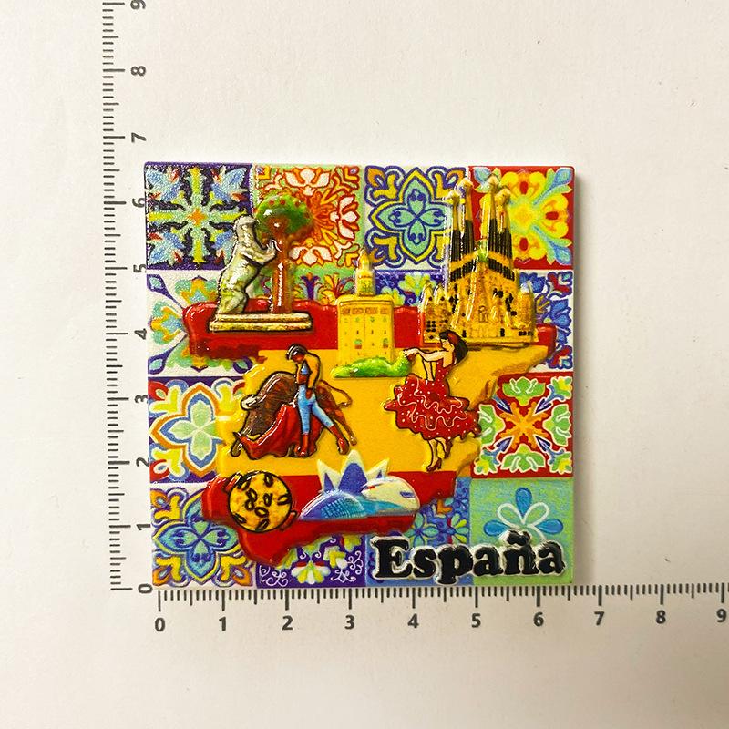Creative and Personalized Magnetic Mosaic Stickers for Tourist Souvenirs Personalized Magnetic Fridge Magnets