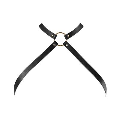 Bijoux Indiscrets Maze Chest Thin Harness Black