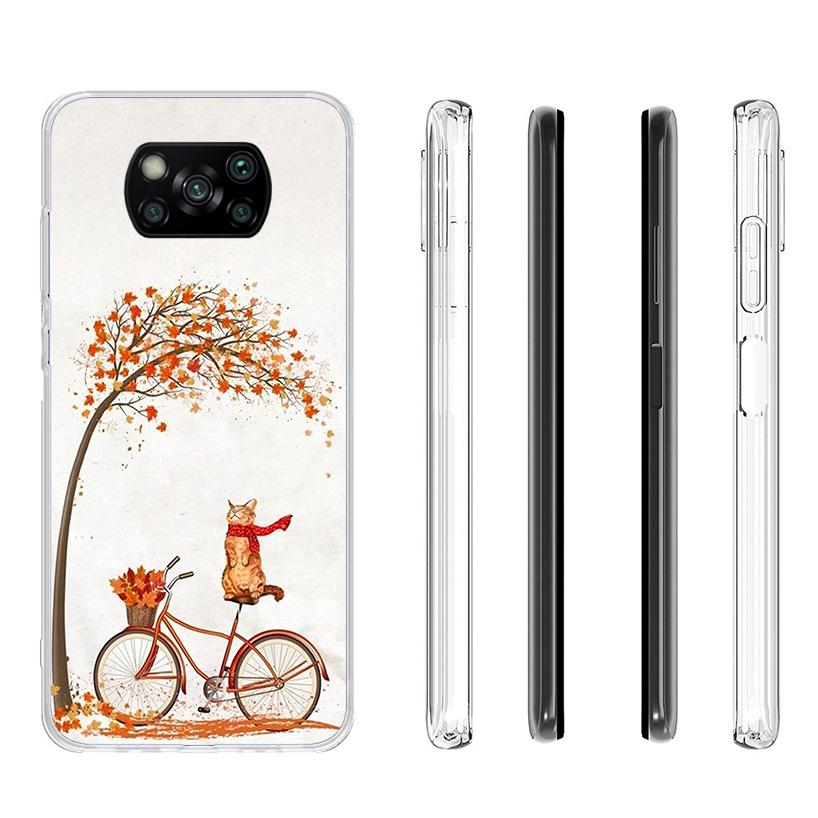 Pumpkin Happy Fall Autumn Phone Case For Xiaomi Poco X7 X6 X5 Pro F7 Ultra Redmi 15C 15 13C 13 12C 12 10 10A 10C 9 9A 9C 9T Cove