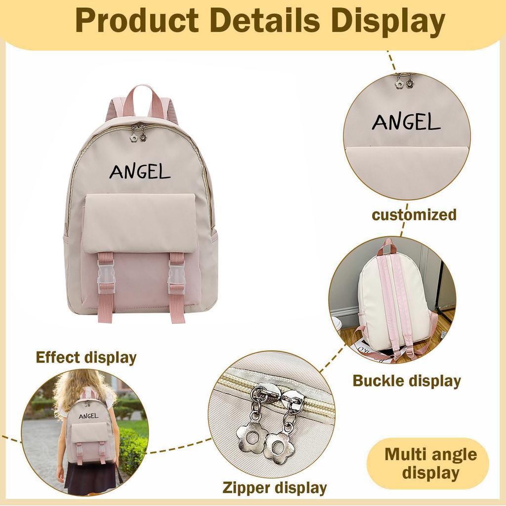 Personalized Customized Boys And Girls Backpacks, Travel Backpacks, Printed Name Tags, Unique Commemorative Gifts