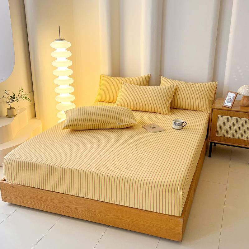 Cotton Bed Sheet Quilt Cover Bedroom Bunk Bed Pure Cotton Quilt Cover Bed Sheet Bedding Set Simple Style