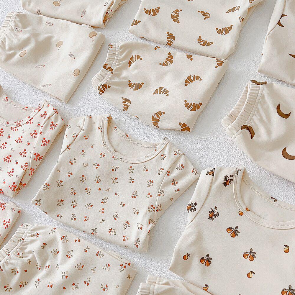 Children's Home Clothes Summer Children's Pajamas Suit Girls Home Clothes Cotton Short-sleeved Suit Cartoon