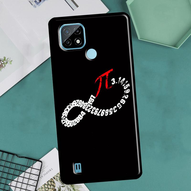 Math Formula Pi For OnePlus 10 9 Pro 8T 9R 10R Nord2 Case For Realme 8 Pro 9 GT Neo 3 2 Master 8i 9i Cover