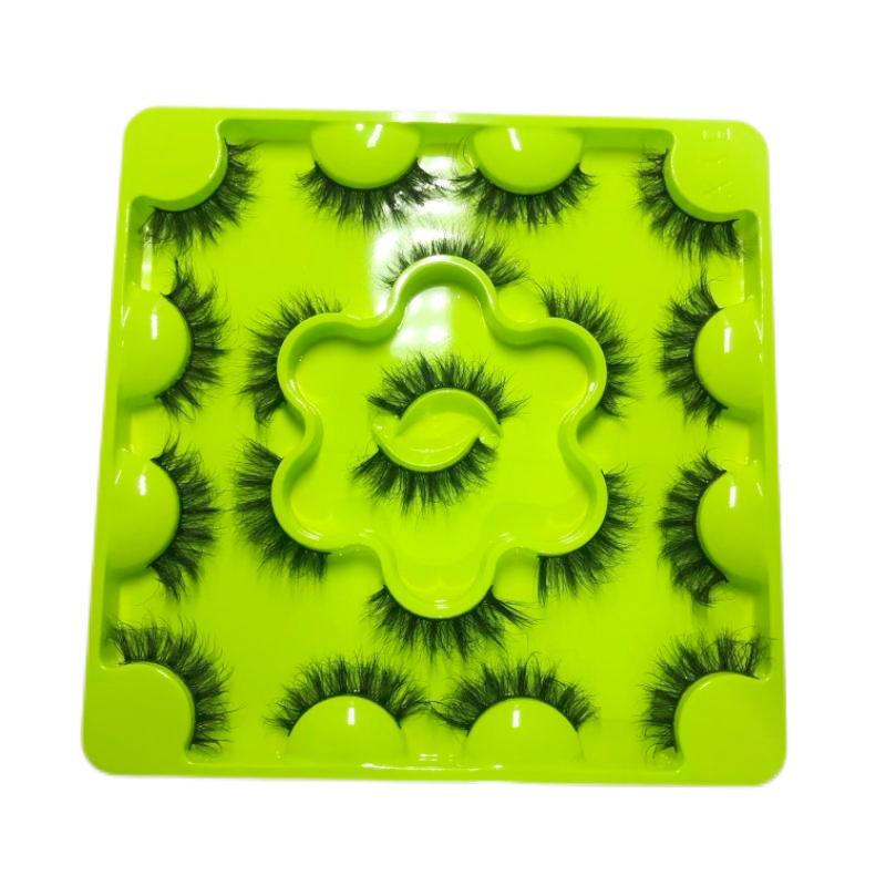 20D Hot Melt Cluster Lashes - Dense Three-Row Style, 10-Piece Curled High-Quality Segmented False Eyelashes