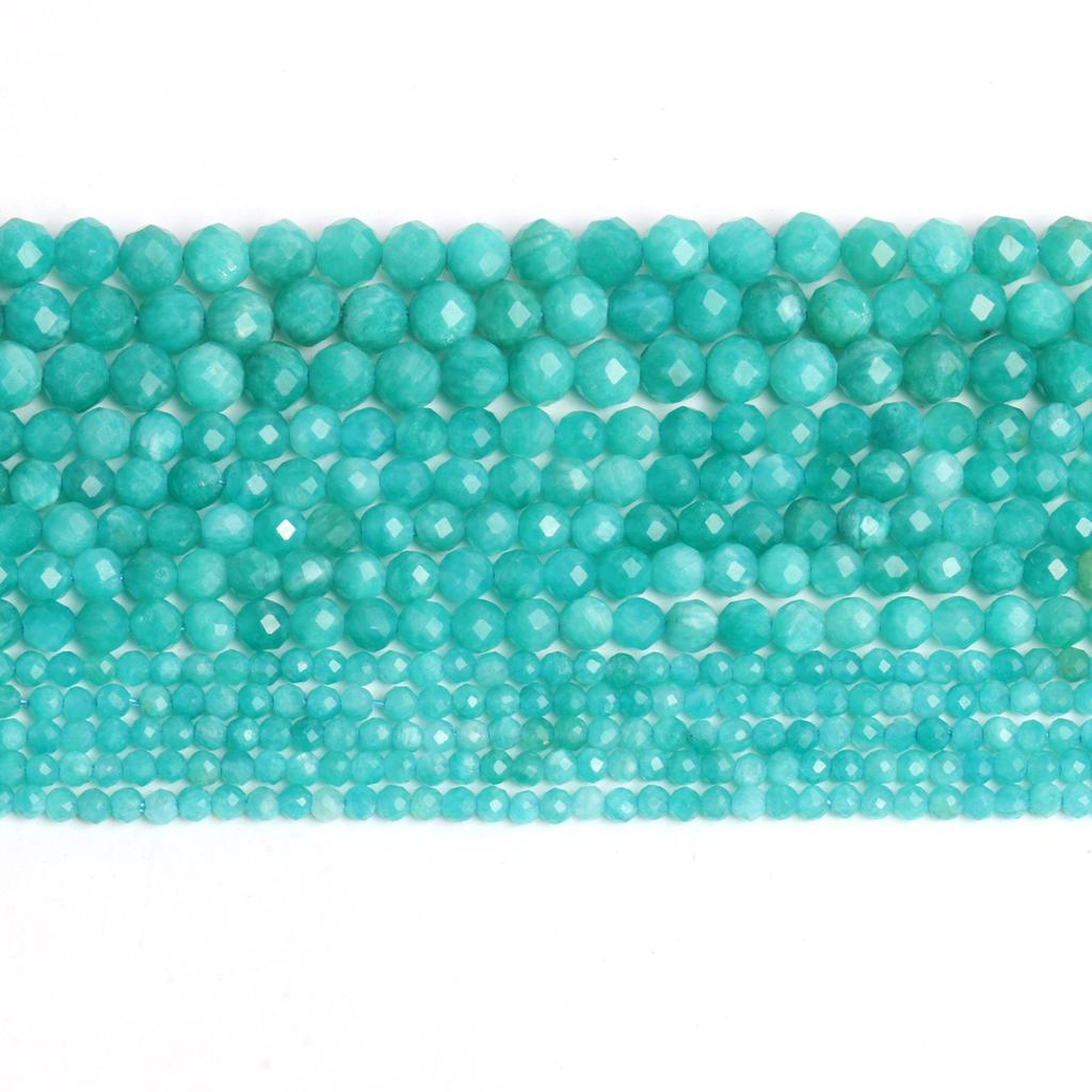 2 3 4mm Natural Faceted Citrine Opal Jade Onyx Gem Stone Beads Round Mineral Beads For Jewelry Making DIY Bracelet Accessories