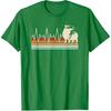 Funny Capybara Heartbeat Retro Capybara Lover Men T-Shirt