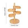 Wooden Jewelry Organizer Rotatable Earring Holder Show Case Key Storage Rack  Entrance Door
