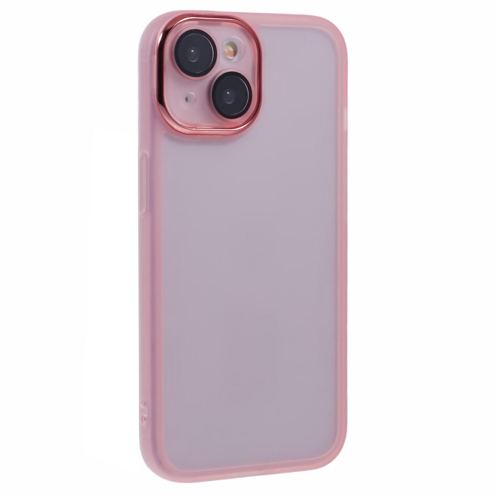 

DKSM Series For iPhone 15 Case Electroplated Camera Frame TPU Phone Cover E
