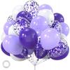 30PCS 10/12Inch White And Golden Balloons Pearl White Balloons Golden Confetti Balloons For Birthday Weddings Anniversary Party