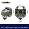 Dr. Model 6-100 Angle Grinder Head & Body Gear Mount Assembly