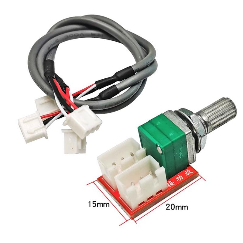 Volume Potentiometer Duplex 50K Adapter Board With 300Mm Shielded Wire Diy Audio Power Amplifier Board Module Accessories