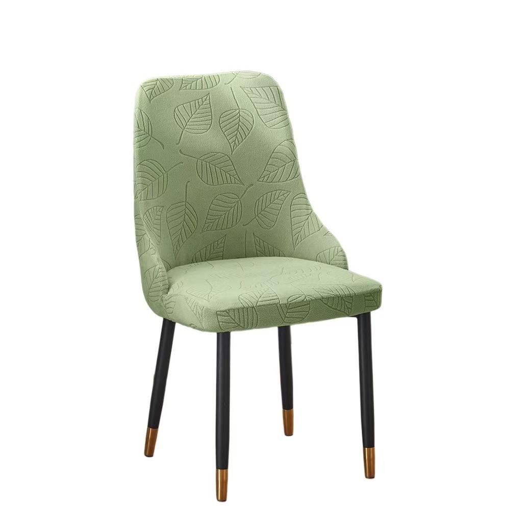 Curved Chair Cover with Armrests New Elastic All-inclusive Dining Chair Cover Premium Integrated Stool Cover Four Seasons Universal
