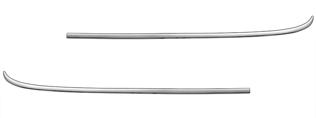 BRIGHTZ Finish Stainless Steel Plated Back Door Window Mould for Toyota Hiace Van Models and 7 Ultra-Mirror (2-Piece) (200), 1, 2, 3, 4, 5, 6,