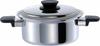 Urushiyama Metal Industry 20cm Stainless Steel Excellent Heat Conductivity and Heat Retention Lock In Flavor for Delicious Suitable for Gas and