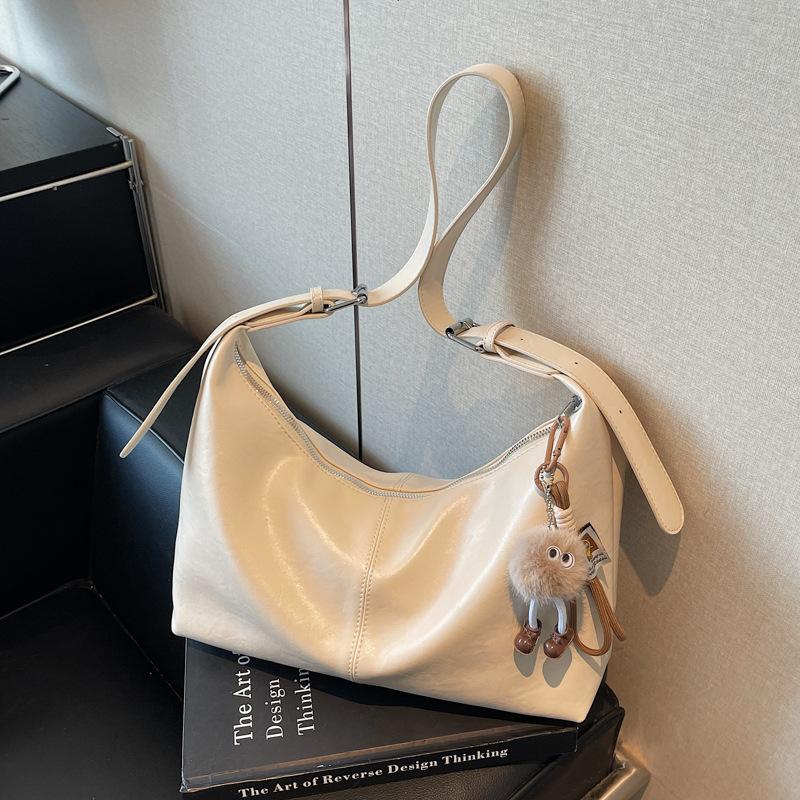 Retro Bag Women's Large Capacity 2025 New Autumn and Winter Versatile Casual Shoulder Messenger Bag Commuter Tote Bag