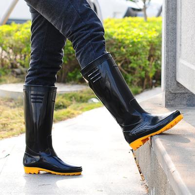 Stivali da pioggia da uomo, da lavoro, da cucina, impermeabili, antiscivolo, anti-olio, scarpe da lavoro, da uomo, per lavaggio auto, scarpe da uomo tyu78