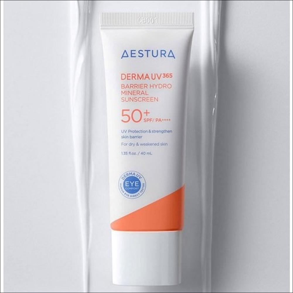 AESTURA Derma UV 365 Barrier Hydro Mineral Sunscreen SPF50+ PA++++, 40ml