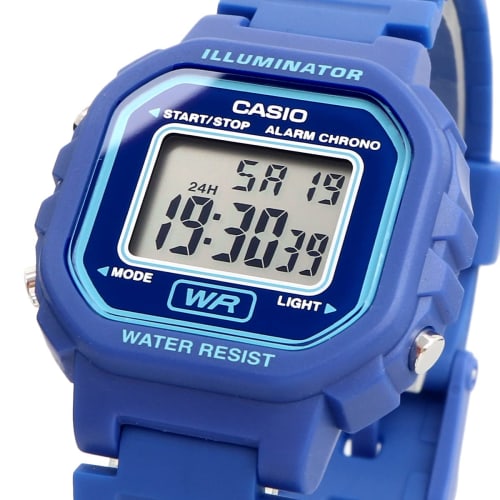 Casio CASIO Digital Watch Chipkashi Cheap Casio LA-20WH-2A Ladies Girls Kids Blue Overseas Model