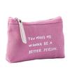 Soft Canvas Dot Print Women Cute Cosmetic Bag Toiletries Organizer Portable Make Up Bags Case Travel Storage Bag