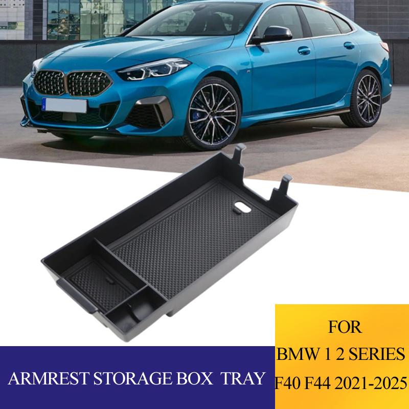 Scatola portaoggetti per bracciolo auto per BMW Serie 1 Serie 2 F40 F44 M235i 218i Coupé 2020- 2024 Vassoio organizer per console Accessori