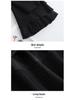 2026 Spring Elegant High-Waisted Black Slim-Fit Midi Mermaid Skirt