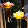 Blossom Lotus Flower Lanterns Glowing Rabbit Lotus Lantern  Festival Gift
