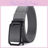 Men Canvas Casual Belt With Electroplated Buckle For Military Outings Training