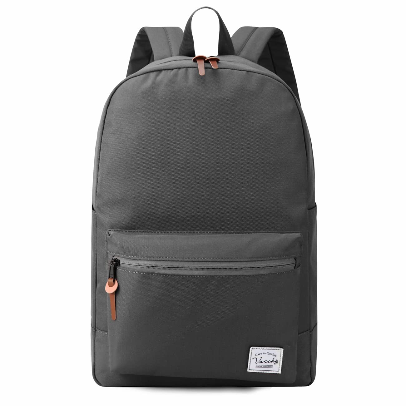 

Рюкзак для бизнеса, для старшей школы, совместимый с 15-дюймовым, 9 серый [Vaschy] школьный, мужской, женский, рюкзак, рюкзак для дня, водонепроницаемый, легкий, серый