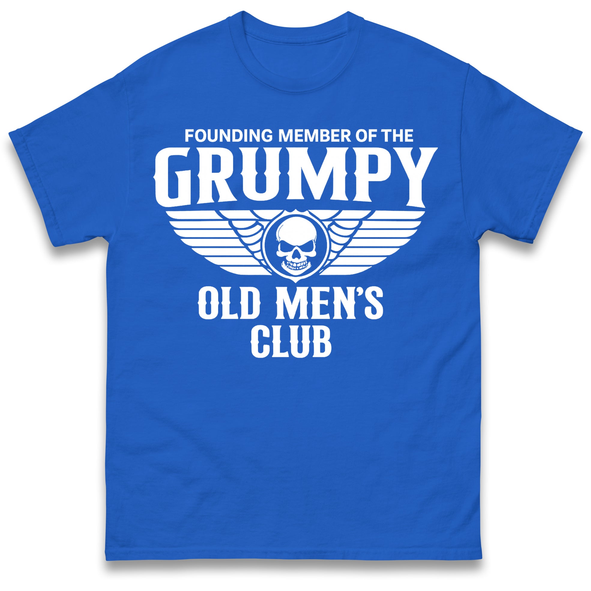 Founding Member of The Grumpy Old Men s Club T Shirt Tshirt Mens Womens Unisex Tops Tees L