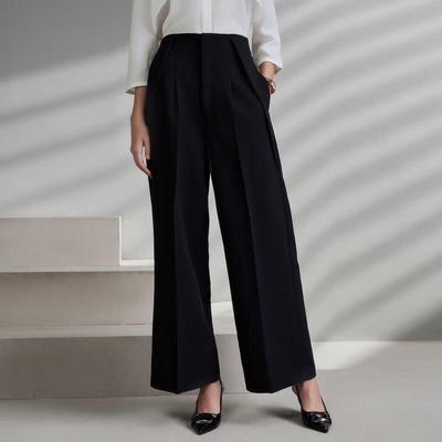 Women's Elastic Wide-Leg Casual Trousers